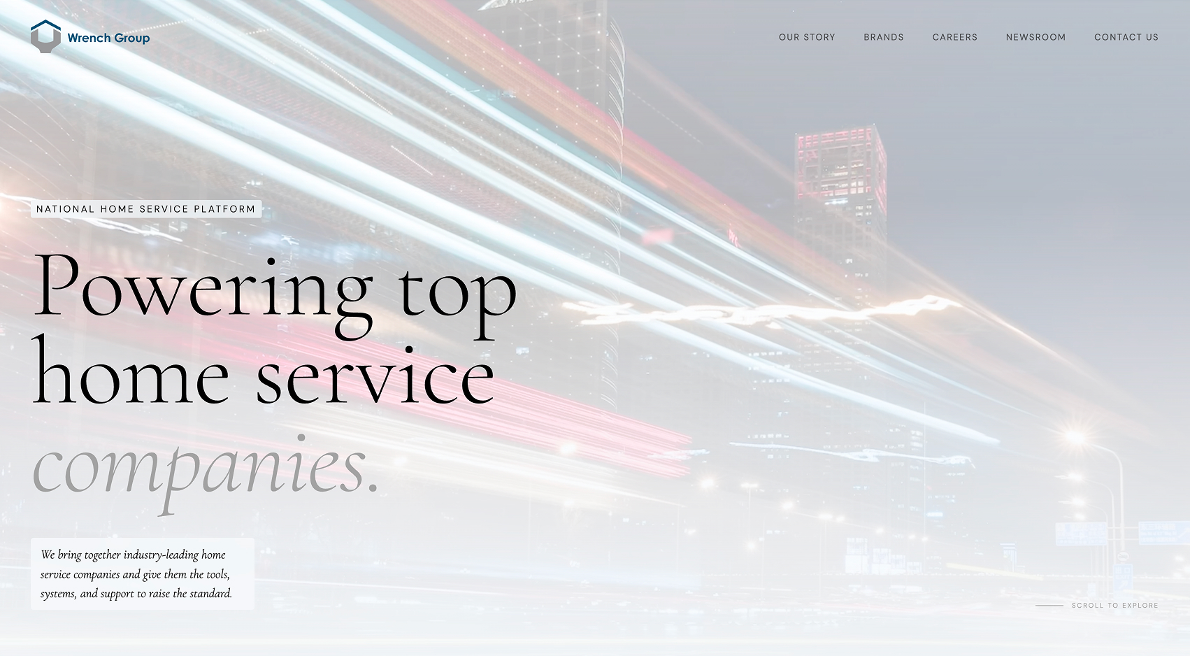 Wrench Group Website Redesign
